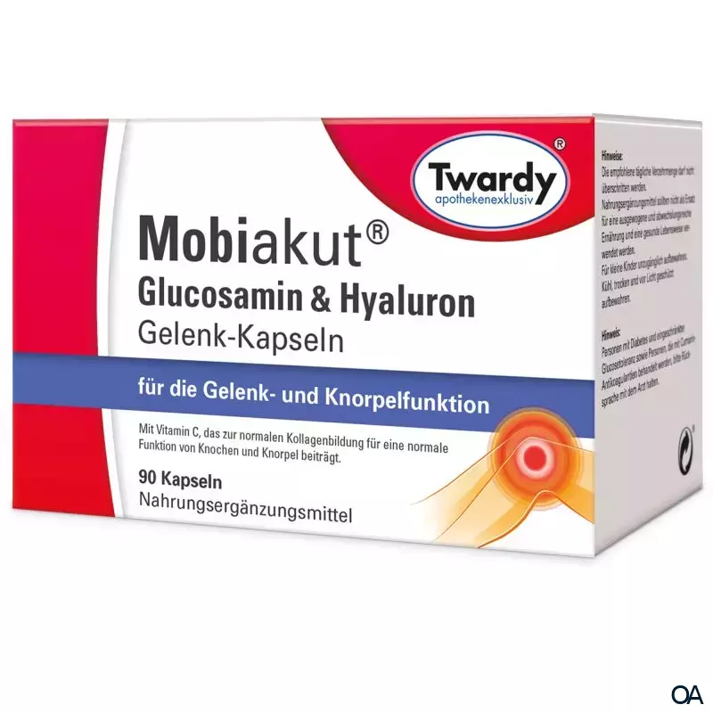 Twardy Mobiakut® Glucosamin & Hyaluron Gelenk-Kapseln