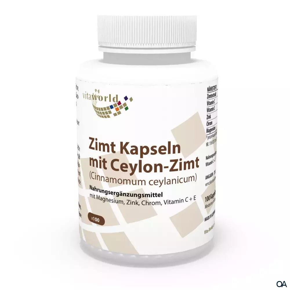 Vitaworld Zimt Kapseln mit Ceylon-Zimt