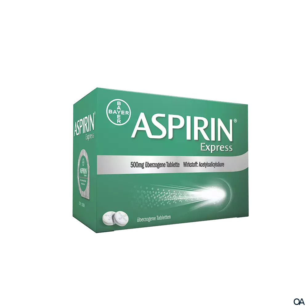 Aspirin® Express 500 mg überzogene Tabletten