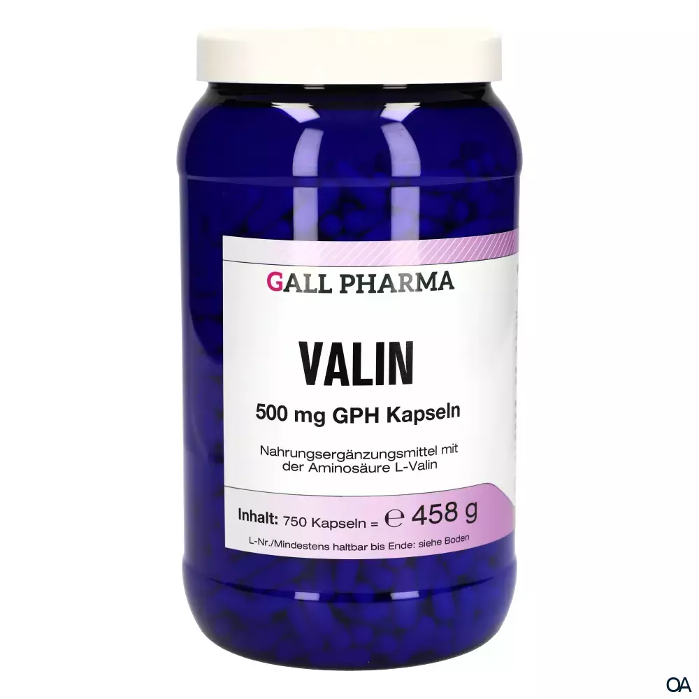 Gall Pharma Valin 500 mg Kapseln