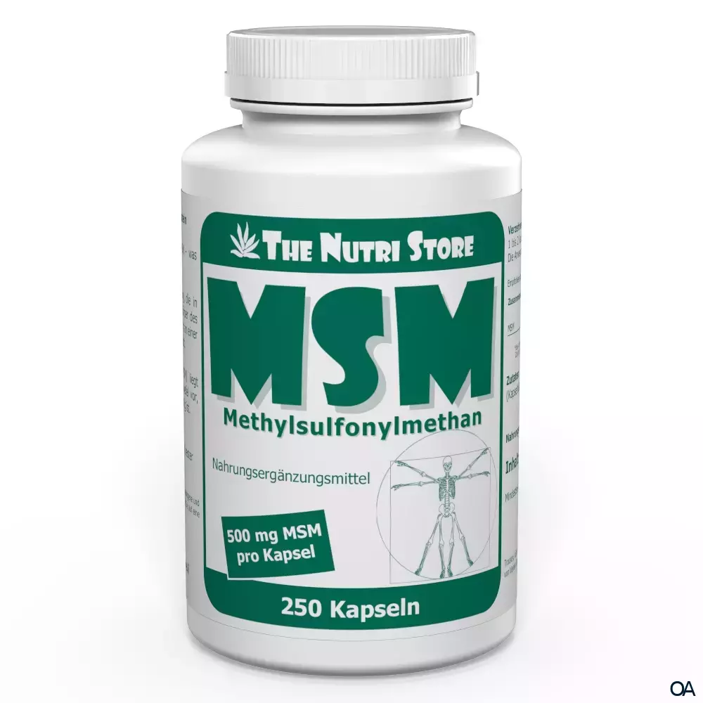 The Nutri Store MSM 500 mg Kapseln