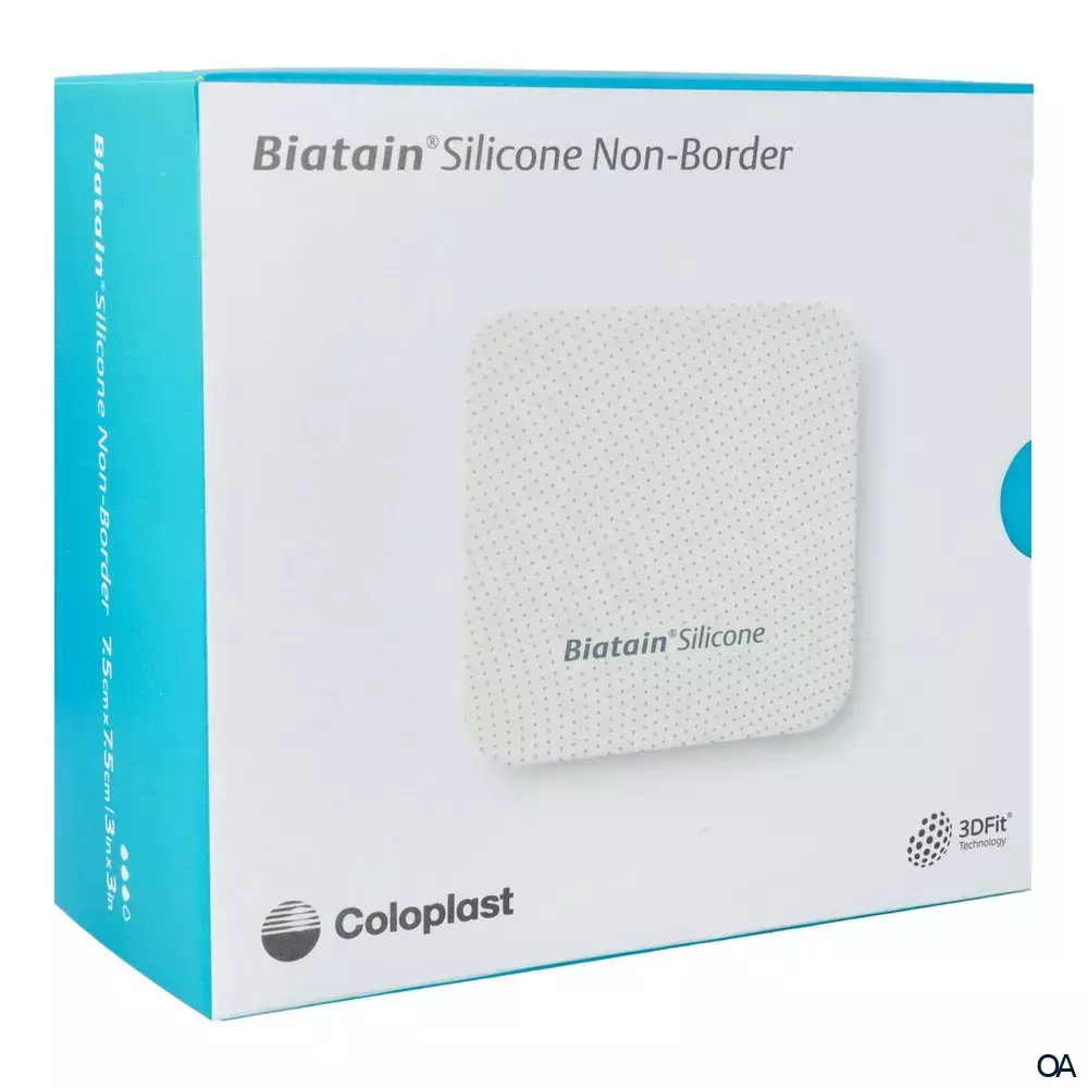 Biatain® Silicone Non-Border Schaumverband 7,5 x 7,5 cm