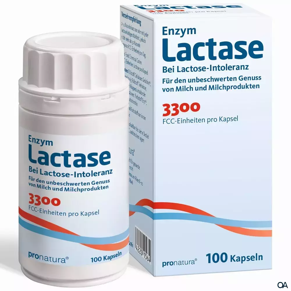 pronatura® Enzym Lactase 3300 FCC Kapseln