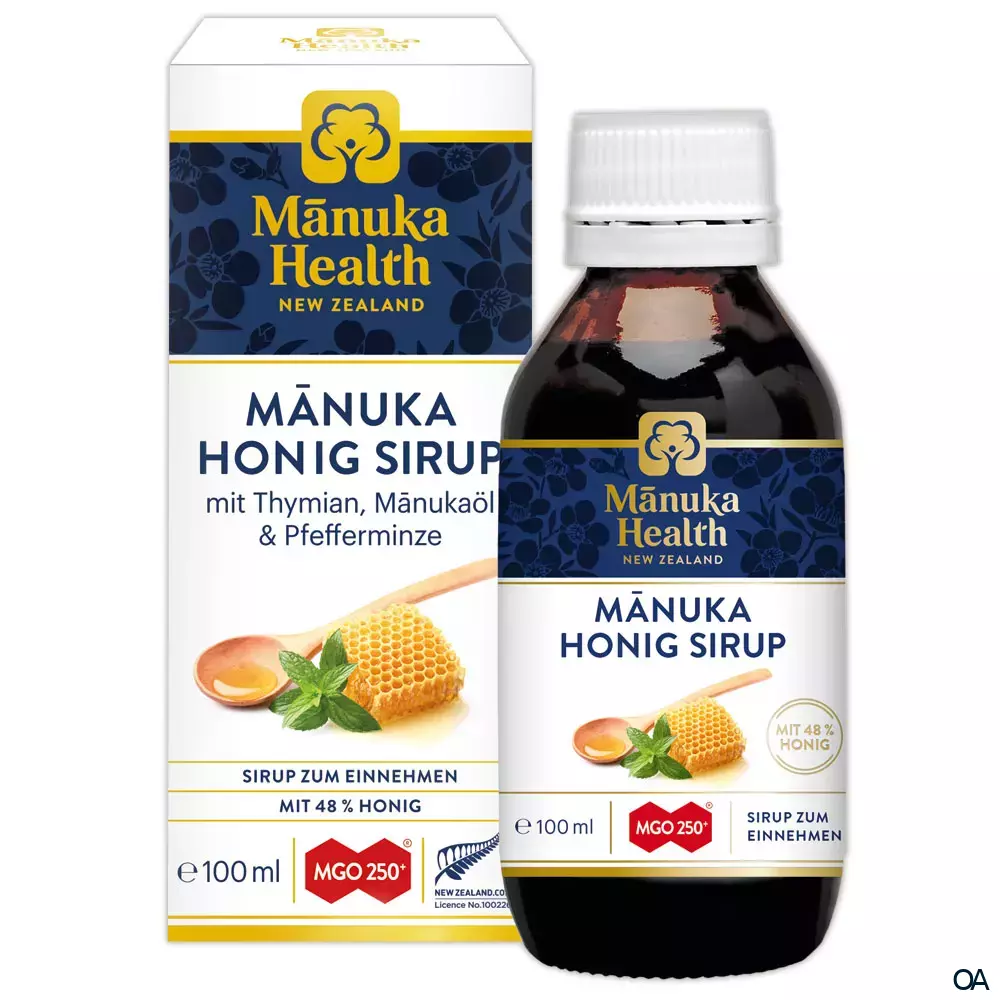 Mānuka Health Honig Sirup MGO 250+ für die ganze Familie