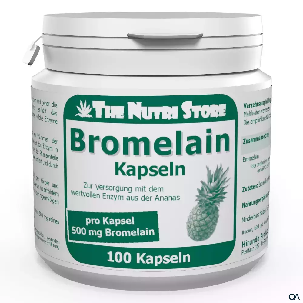 The Nutri Store Bromelain 500 mg vegan Kapseln