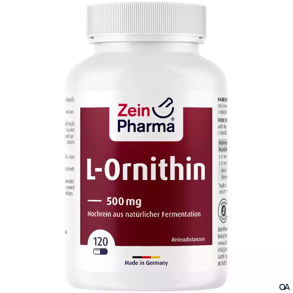 ZeinPharma L-Ornithin Kapseln 500 mg