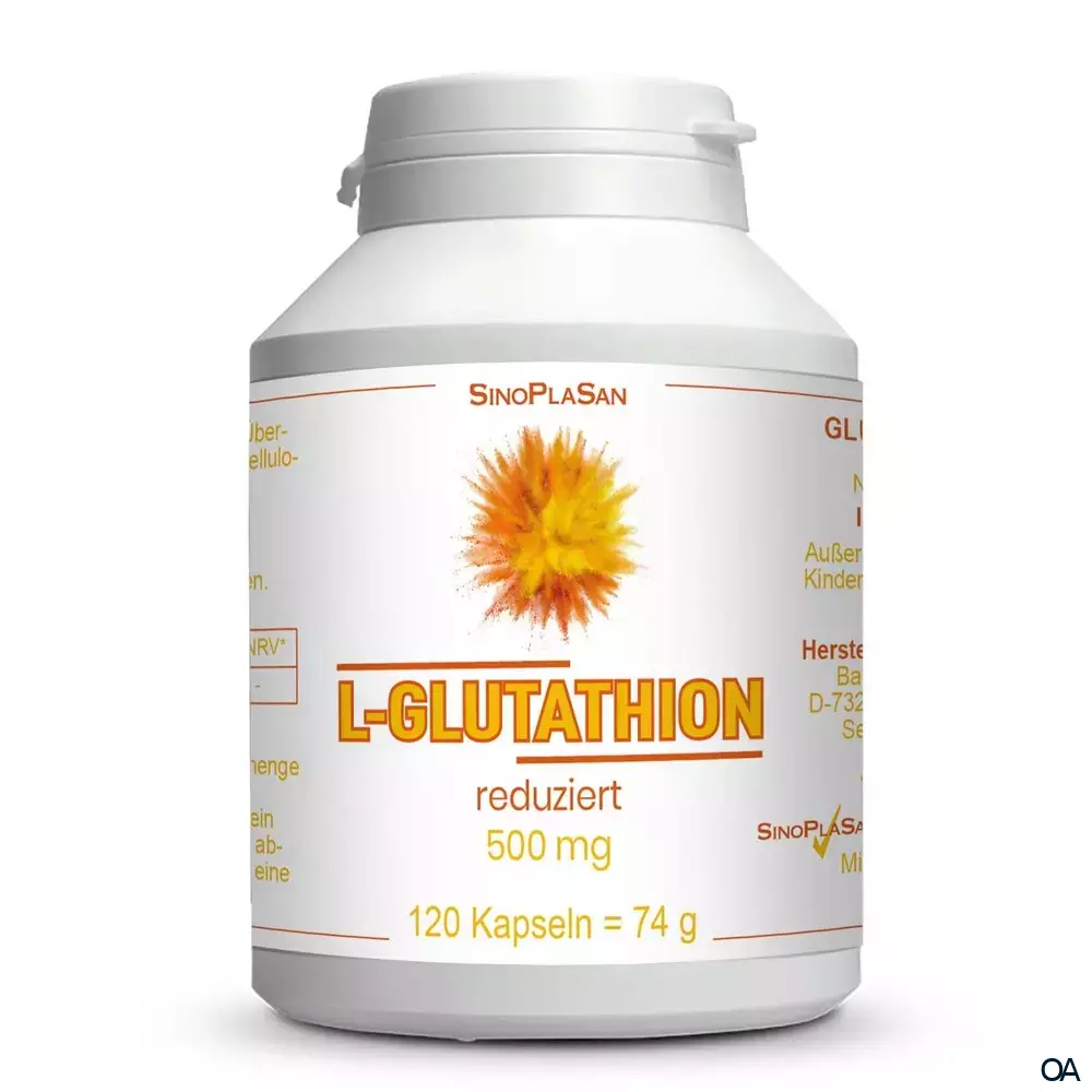 SinoPlaSan L-Glutathion reduziert 500 mg MONO Kapseln