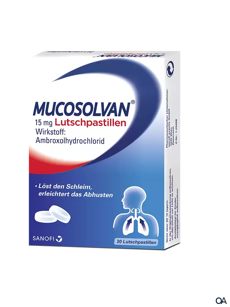 Mucosolvan® Schleimlöser 15 mg Lutschpastillen