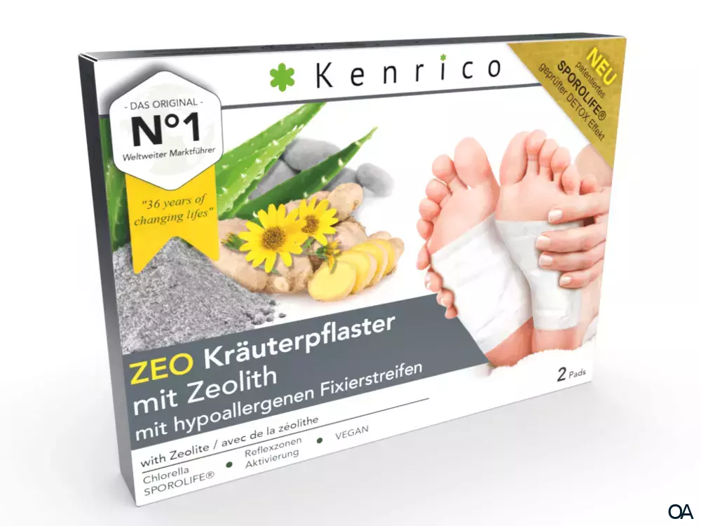 Kenrico Zeo Kräuterpflaster mit Zeolith