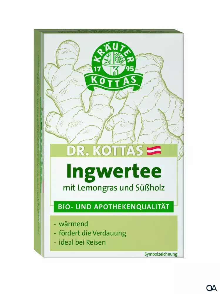 Dr. Kottas Ingwertee mit Lemongras