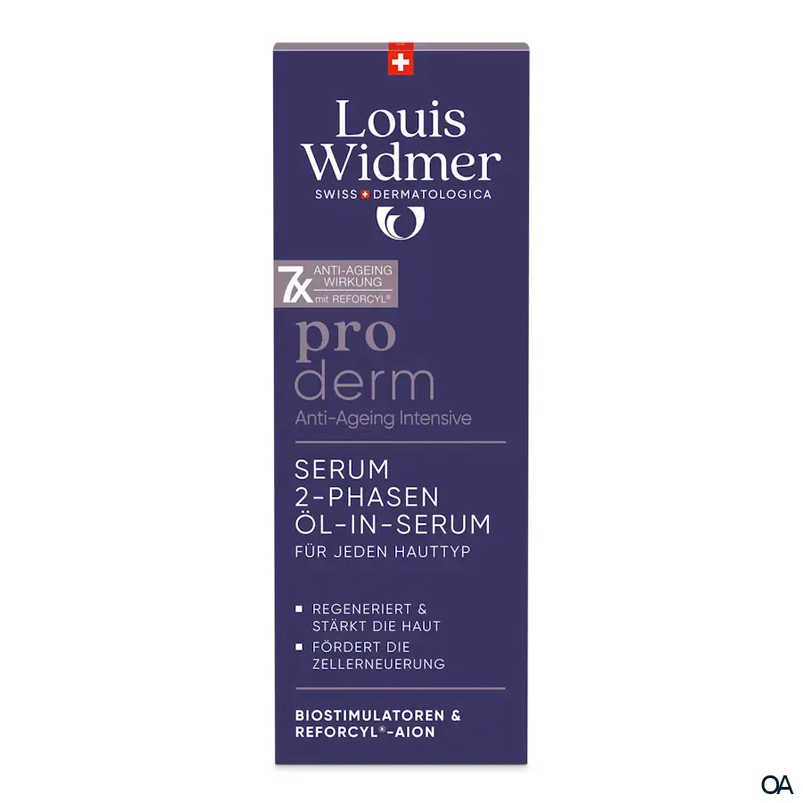 Louis Widmer proderm Serum 2-Phasen Öl-in-Serum - leicht parfümiert